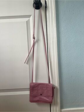 HOBO Jill Leather Wallet Crossbody Bag for Women: lilac rose